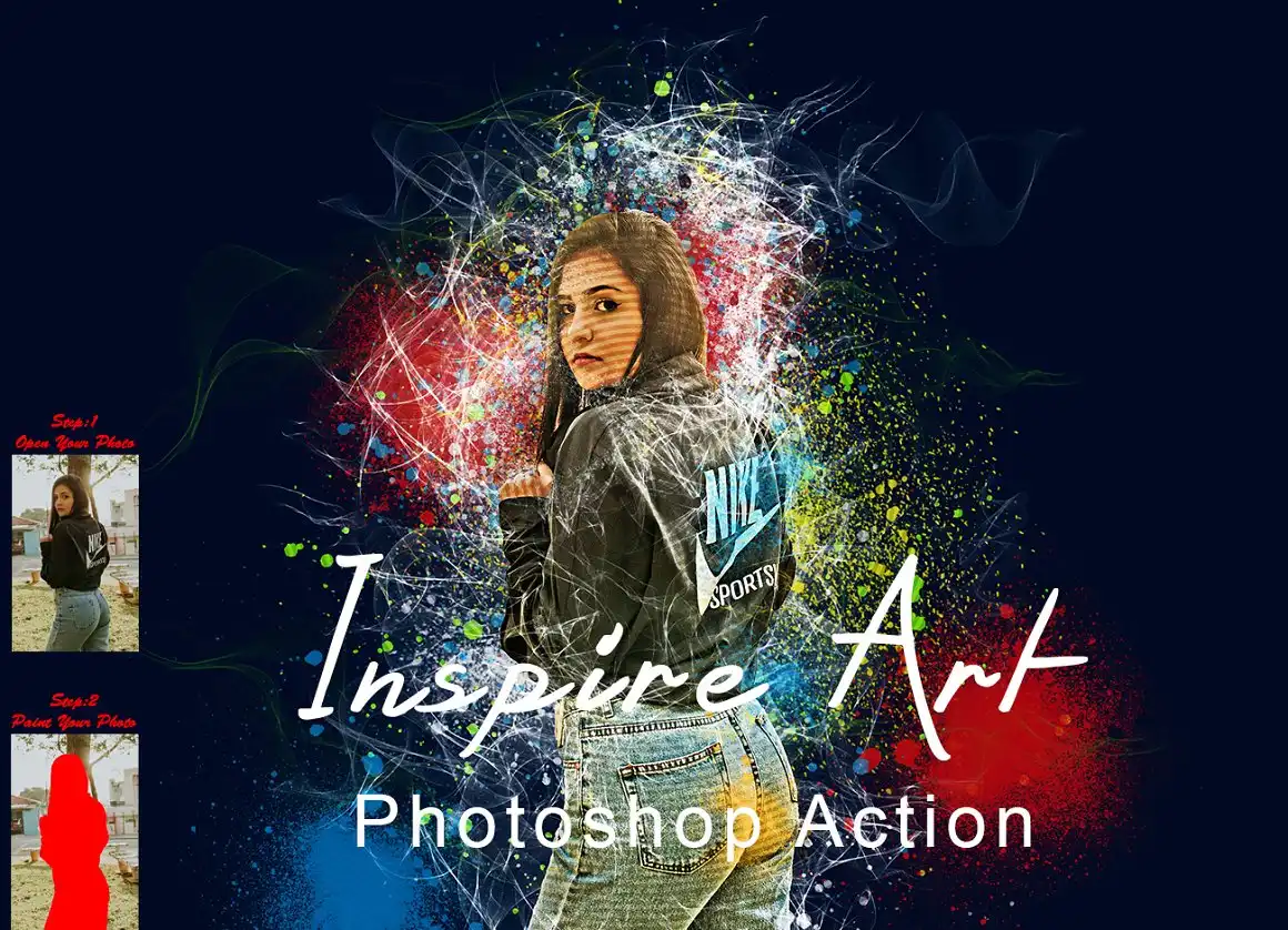 Inspire Art Photoshop Action