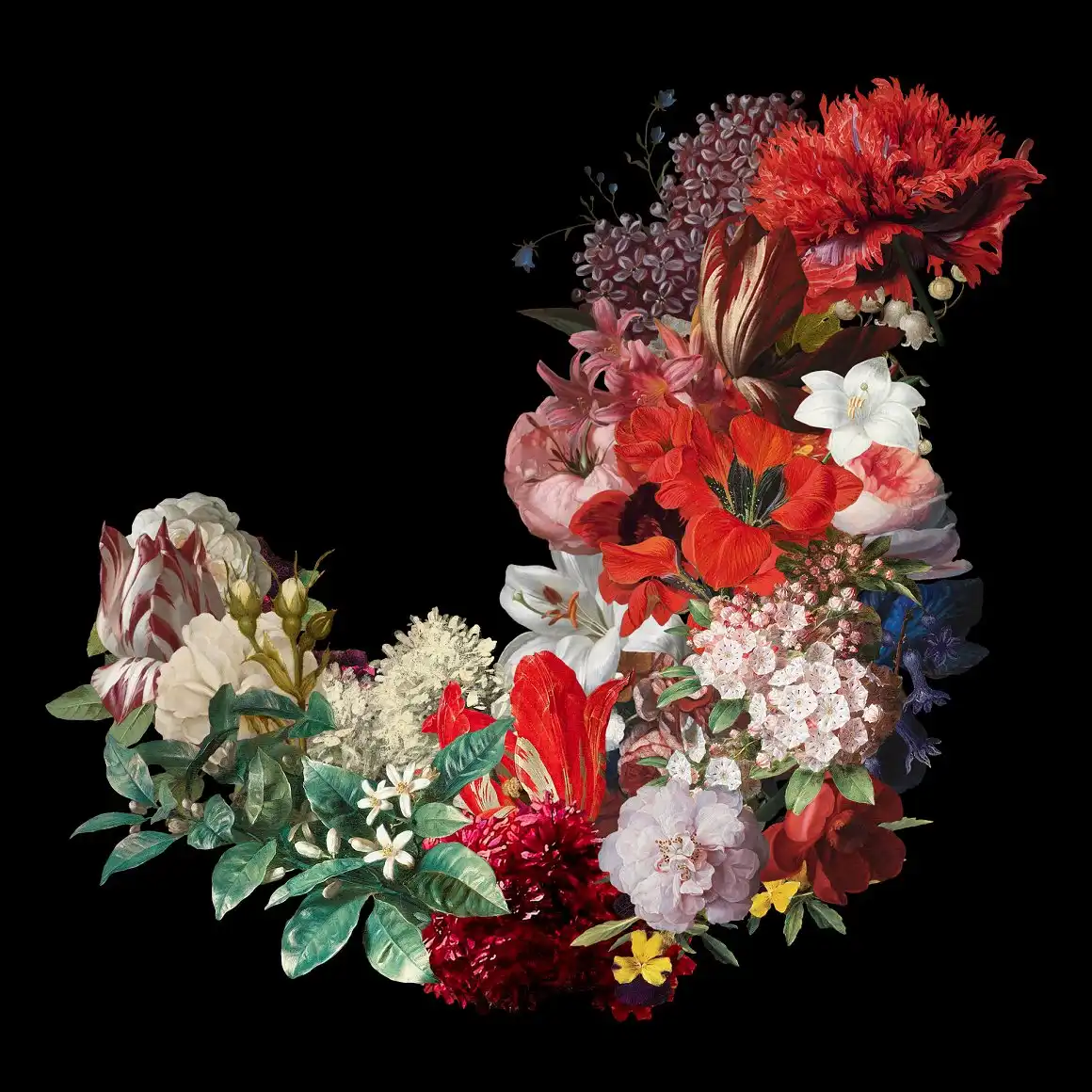 Kurohana Painted Florals Collection 4 074029