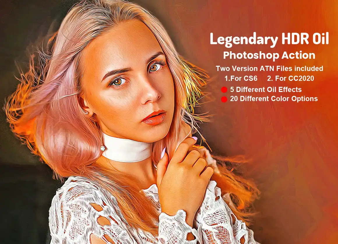 Legendary HDR Oil Photoshop Action