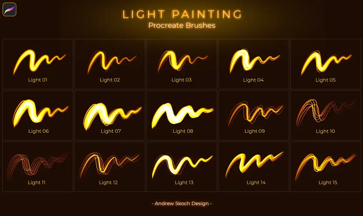 Light Painting Procreate Brushe 5 073425