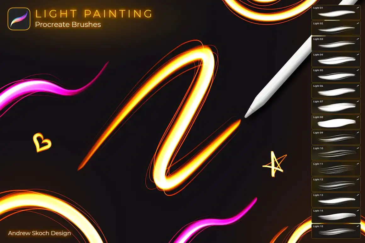 Light Painting Procreate Brushe 3 073425