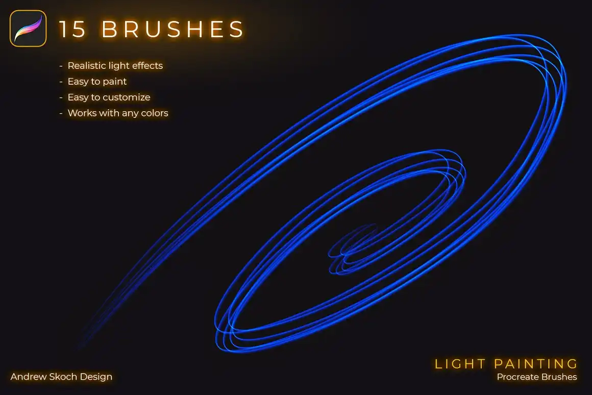 Light Painting Procreate Brushe 6 073425