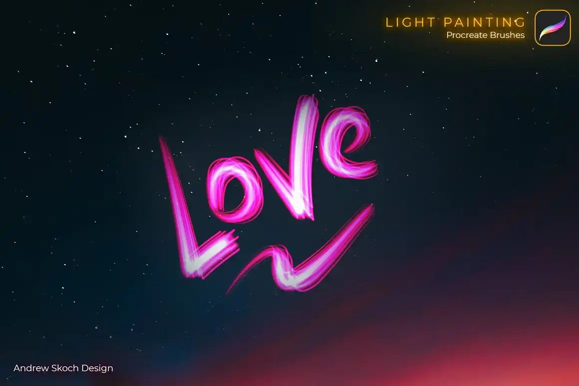 Light Painting Procreate Brushe 9 073425