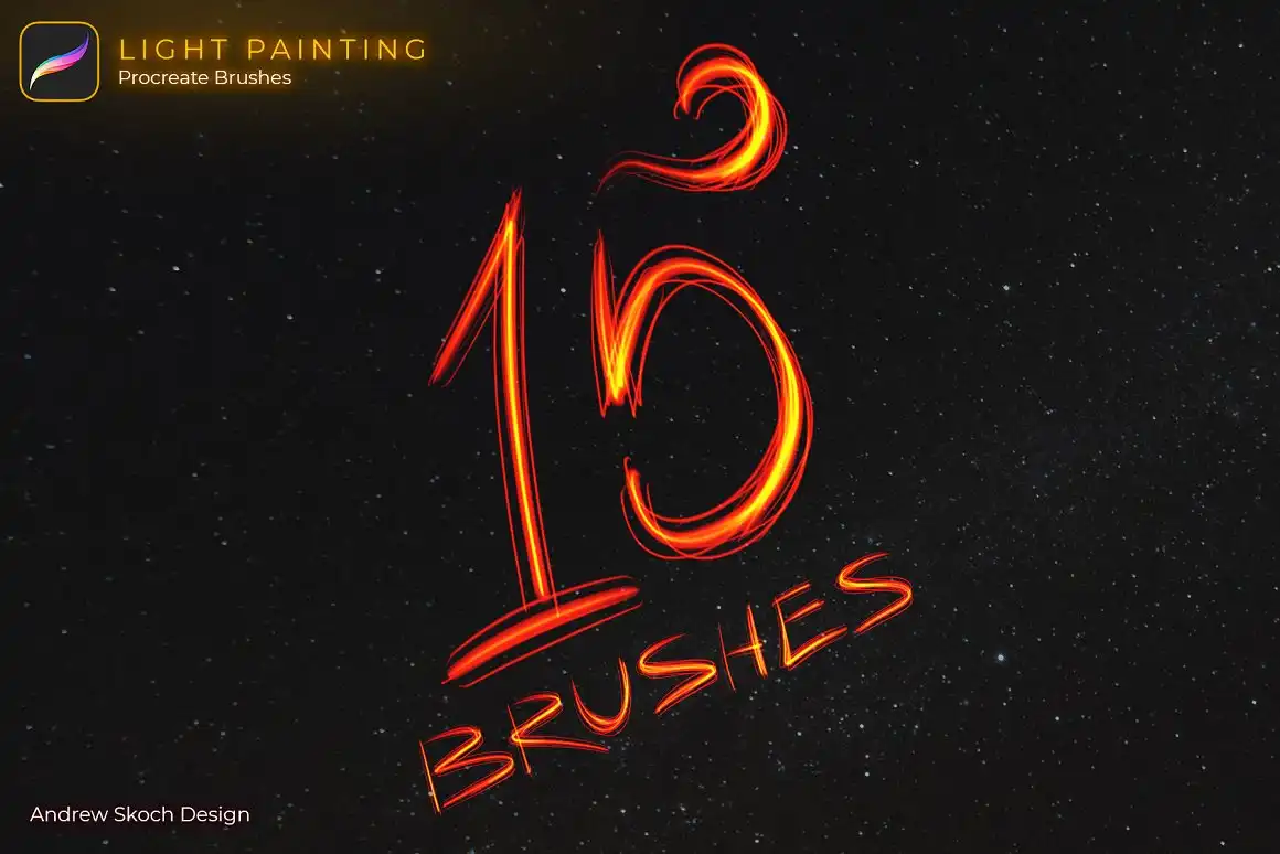 Light Painting Procreate Brushe 7 073425