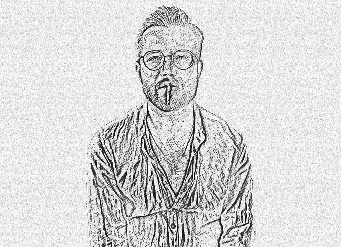Line Sketch Art Photoshop Action 9 076457