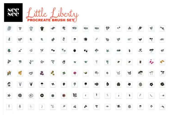 Little Liberty Procreate Brush Set 8 072507