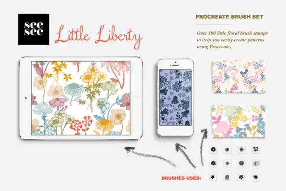 Little Liberty Procreate Brush Set 4 072507