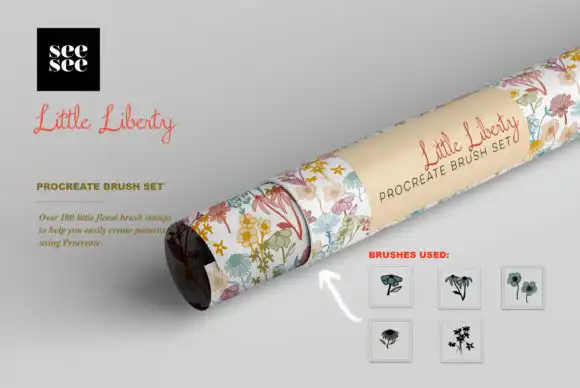 Little Liberty Procreate Brush Set 9 072507