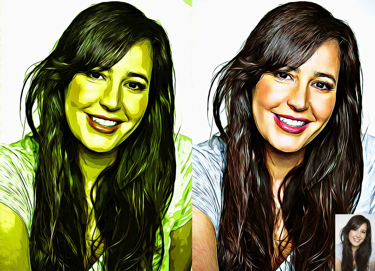 Luxury Oil Painting Photoshop Action 8 076540
