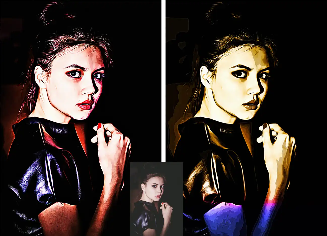 Luxury Oil Painting Photoshop Action 13 076243