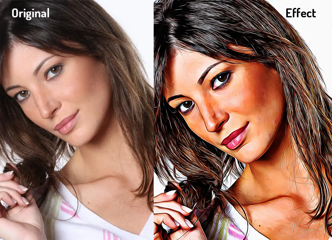 Luxury Oil Painting Photoshop Action 5 076556