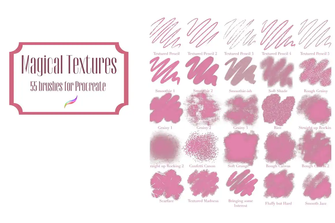 Magical Textures, procreate brushes 3 072507