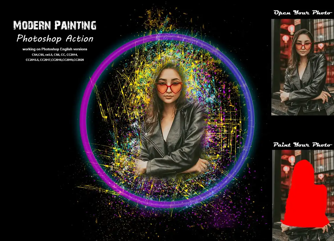 Modern Painting Photoshop Action