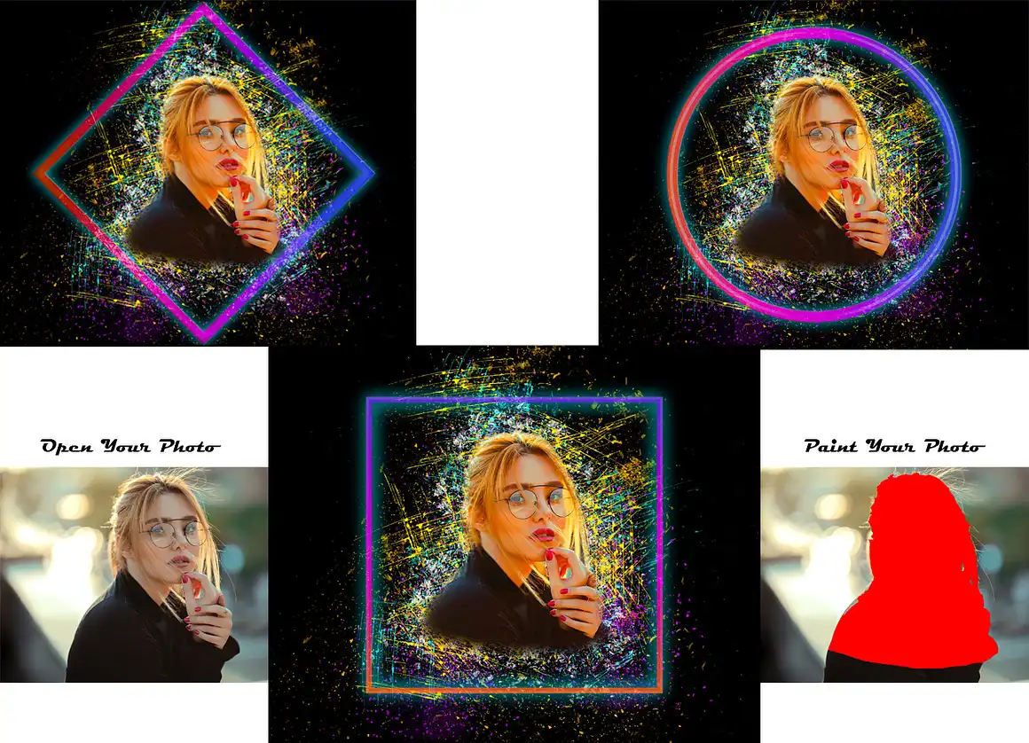 Modern Painting Photoshop Action 8 077569