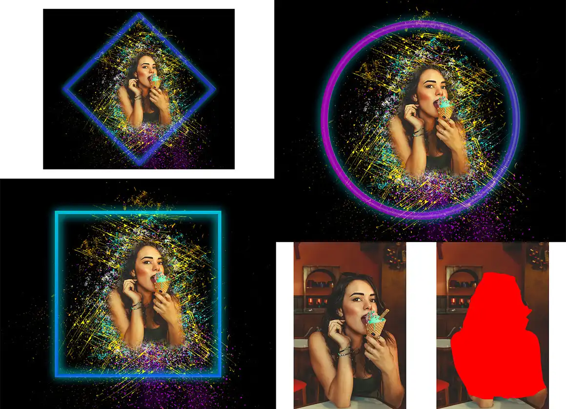 Modern Painting Photoshop Action 10 077505