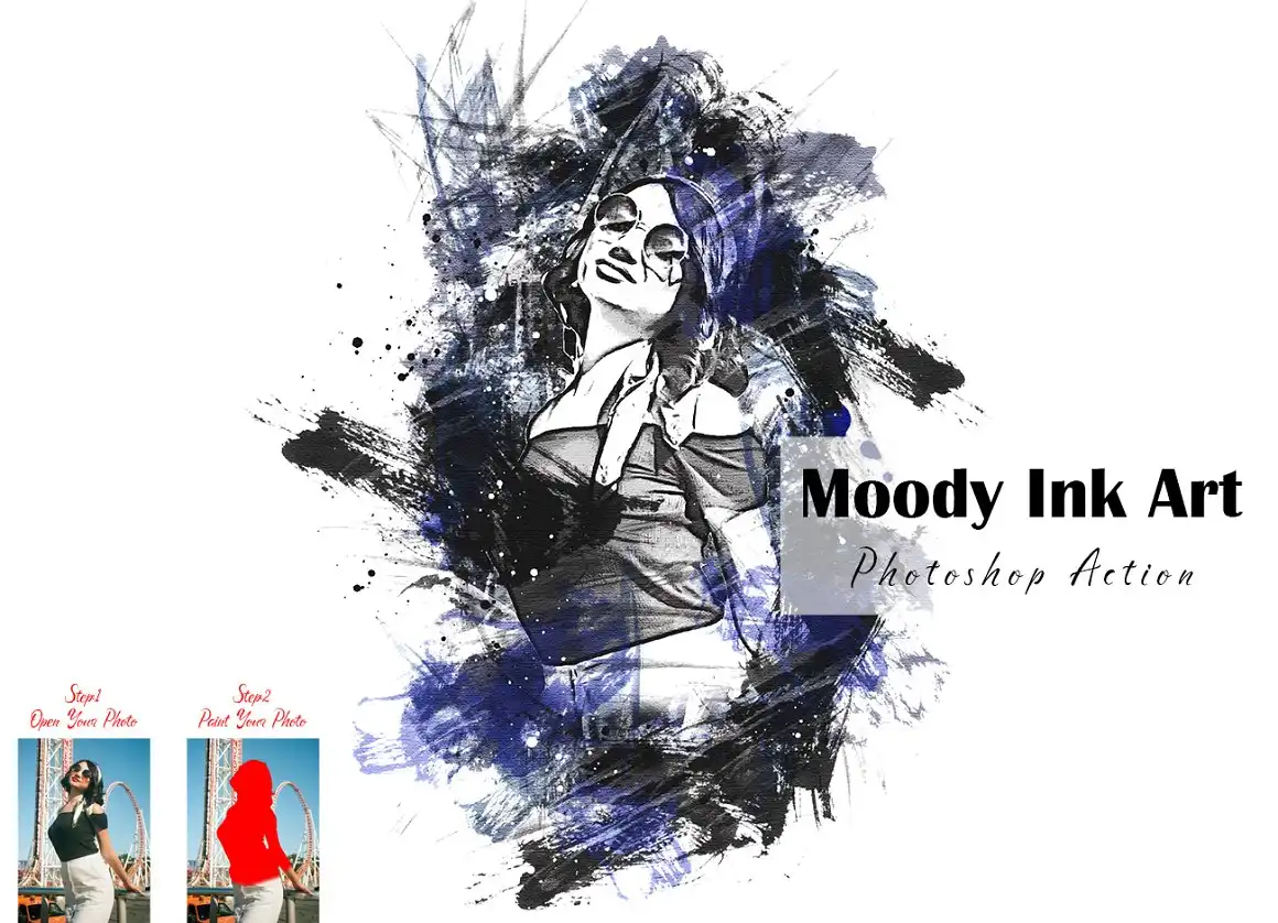 Moody Ink Art PS Action