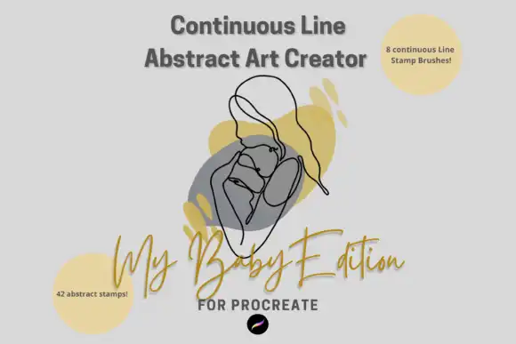 My Baby Single Line Creator Procreate
