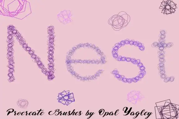 Nest - 18 Abstract Procreate Brushes