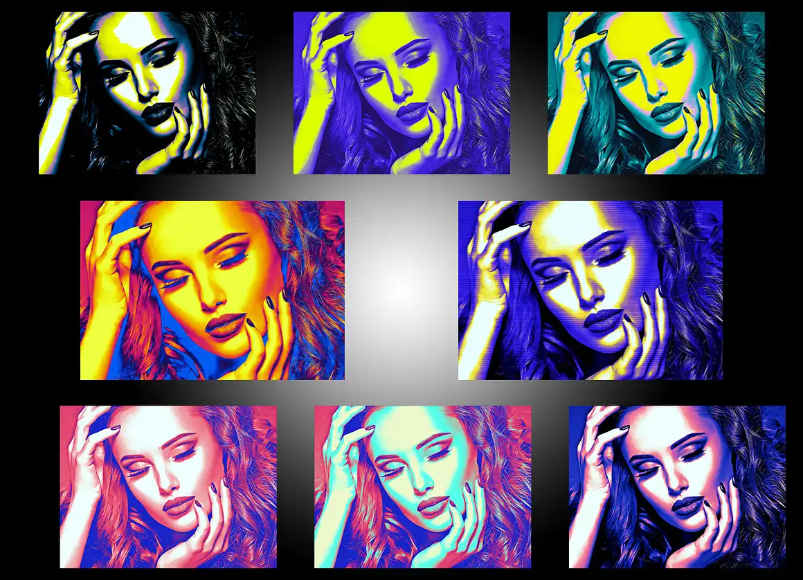 Oil Acid Color Photoshop Action 5 077551