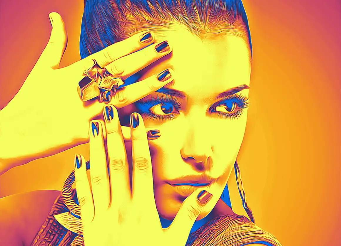Oil Acid Color Photoshop Action 10 077221