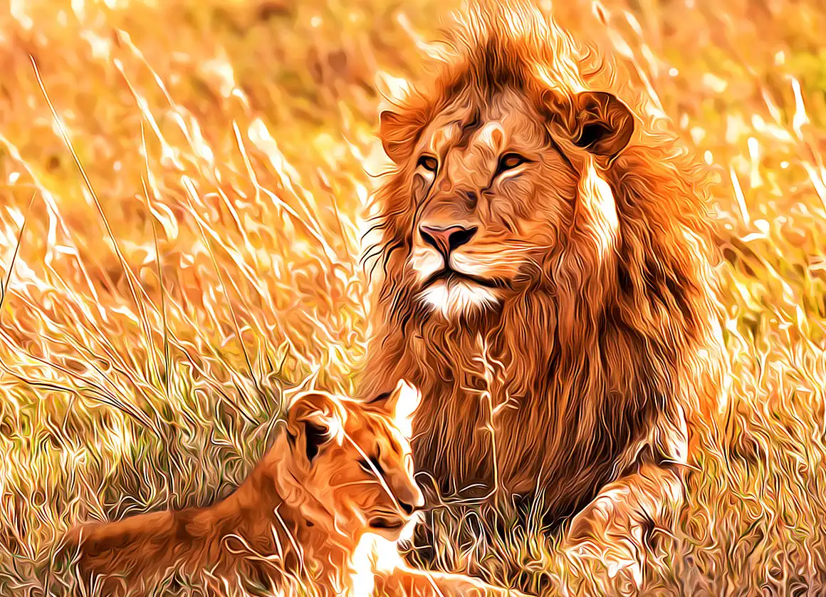 Oil Canvas Art Photoshop Action 3 077711