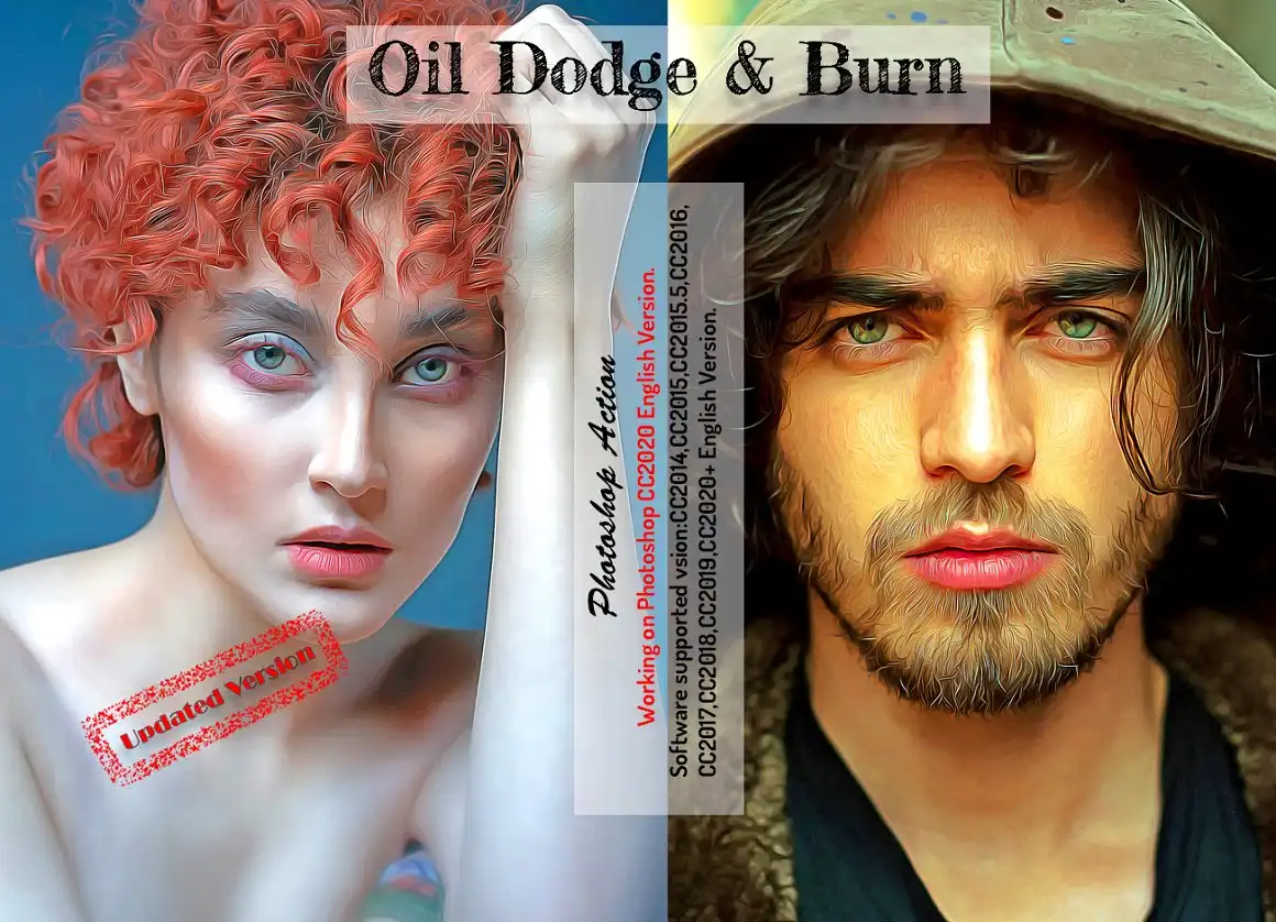 Oil Dodge & Burn PS Action