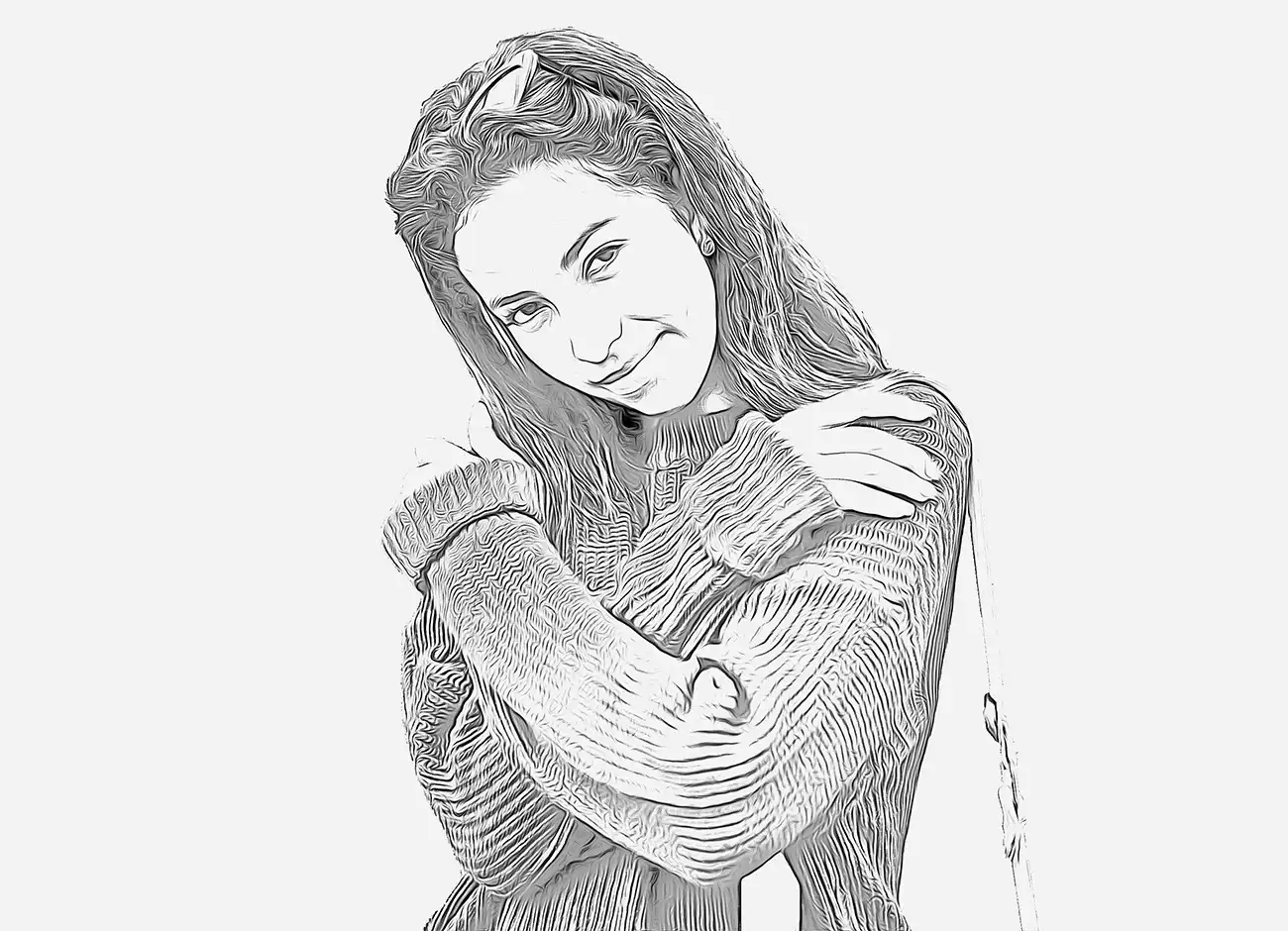 Oil Outline Sketch PS Action 4 077506