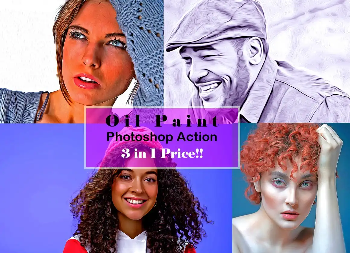 Oil Paint Photoshop Action