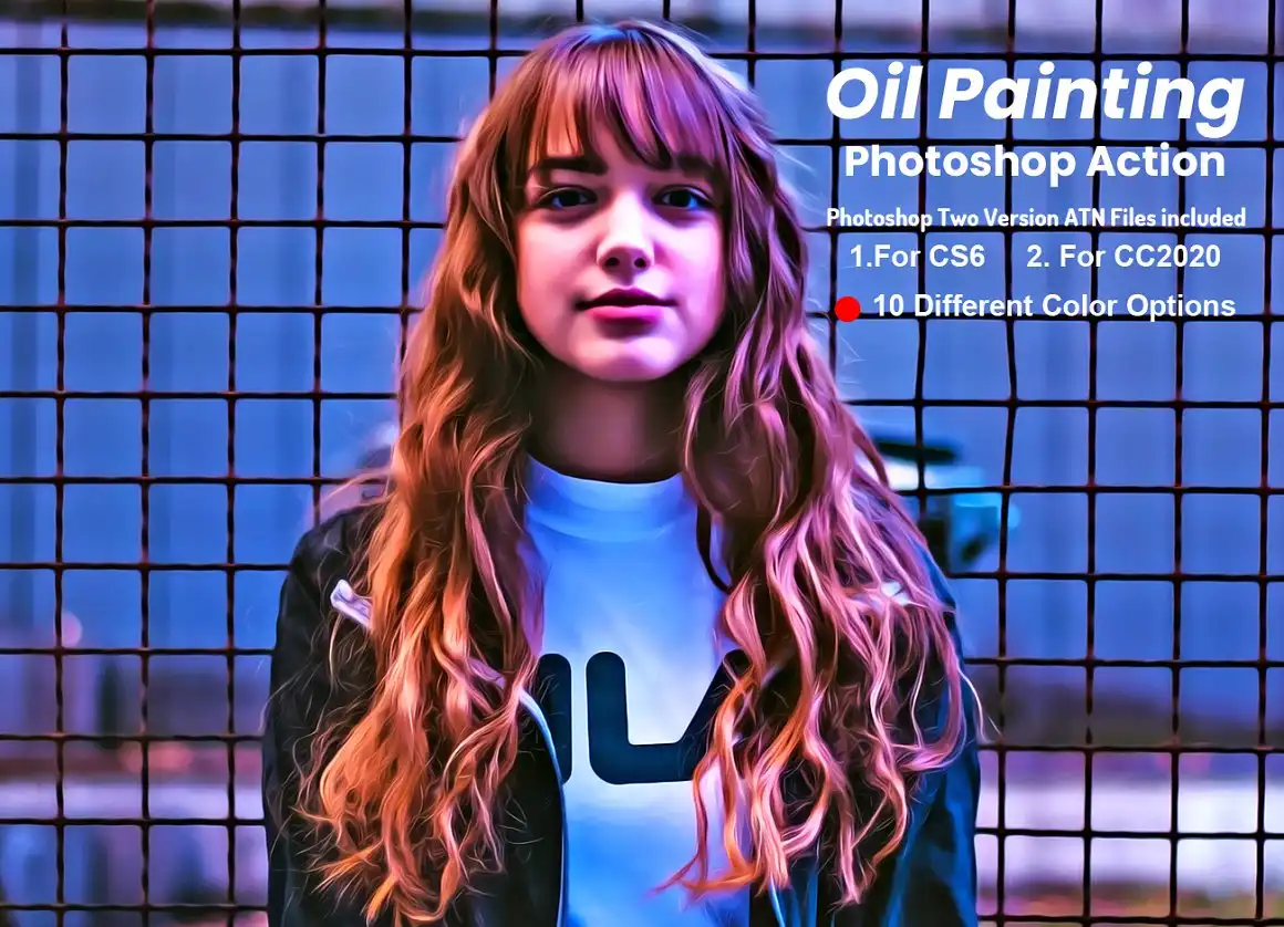 Oil Painting Photoshop Action V-2