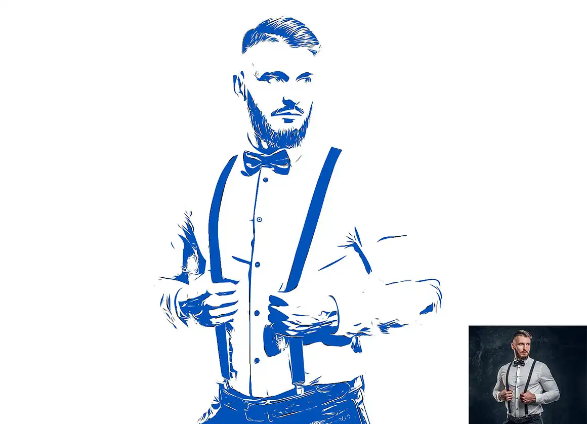 Oil Vectorize Photoshop Action 4 076851