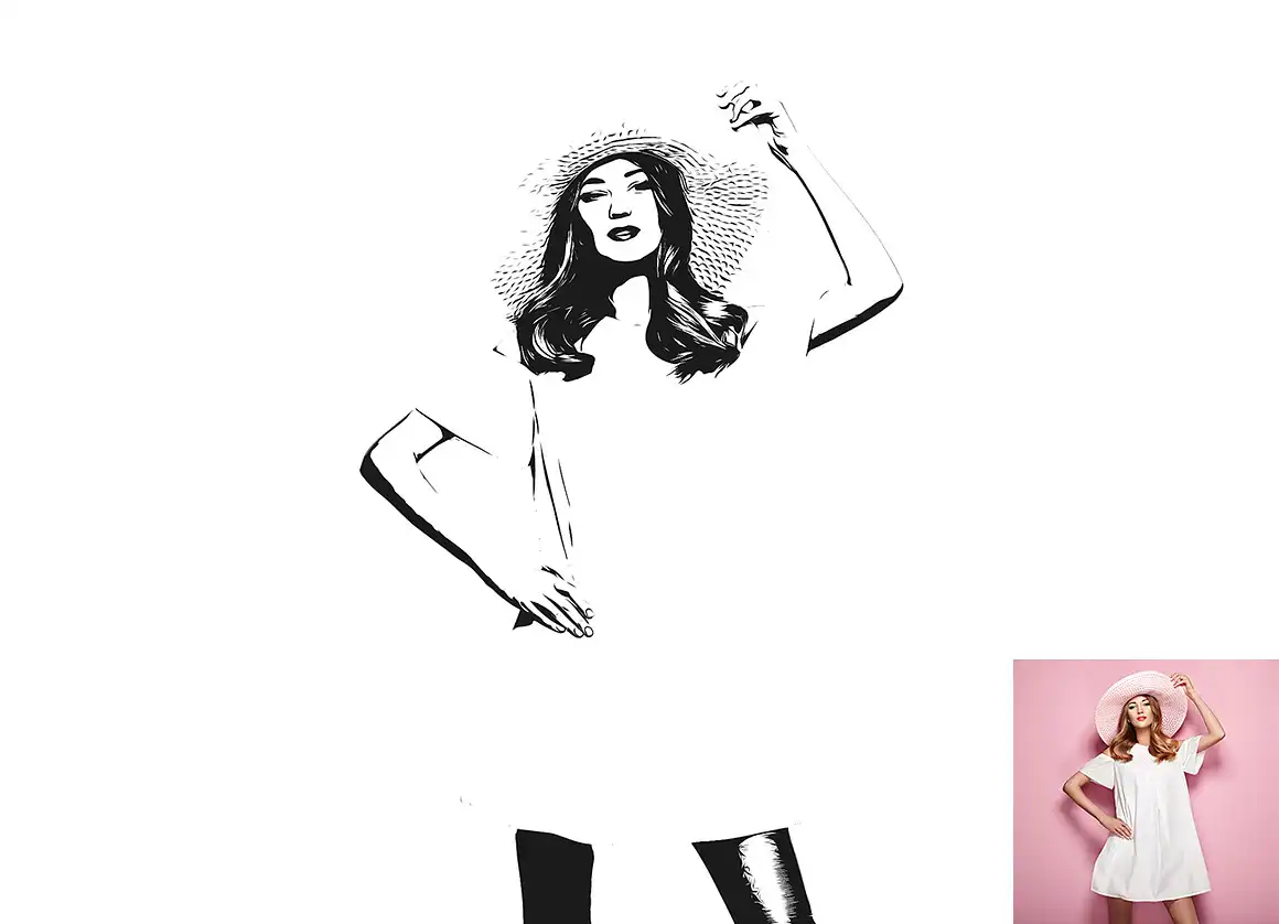 Oil Vectorize Photoshop Action 8 076784
