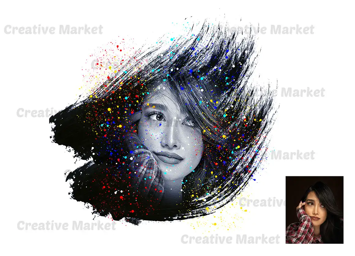 Paint Dispersion Photoshop Action 7 077549