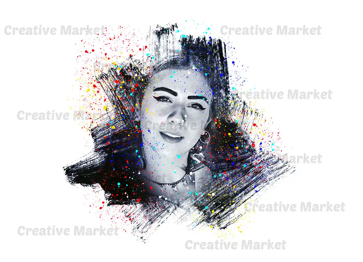 Paint Dispersion Photoshop Action 10 077513
