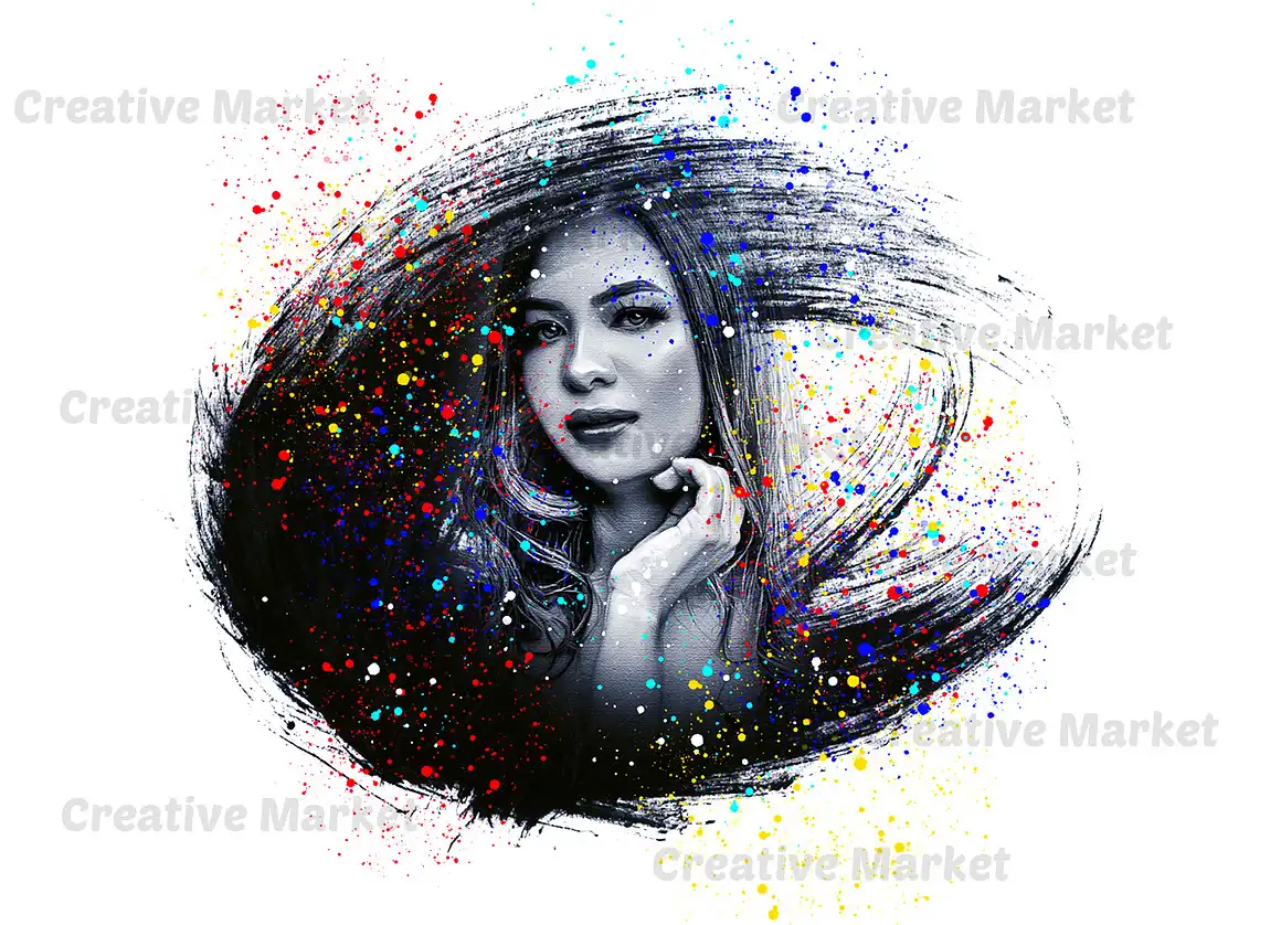 Paint Dispersion Photoshop Action 4 077604