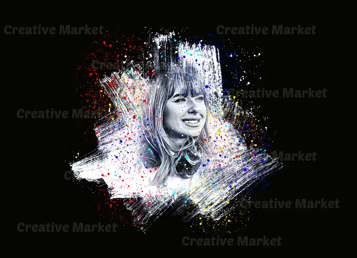 Paint Dispersion Photoshop Action 8 077528