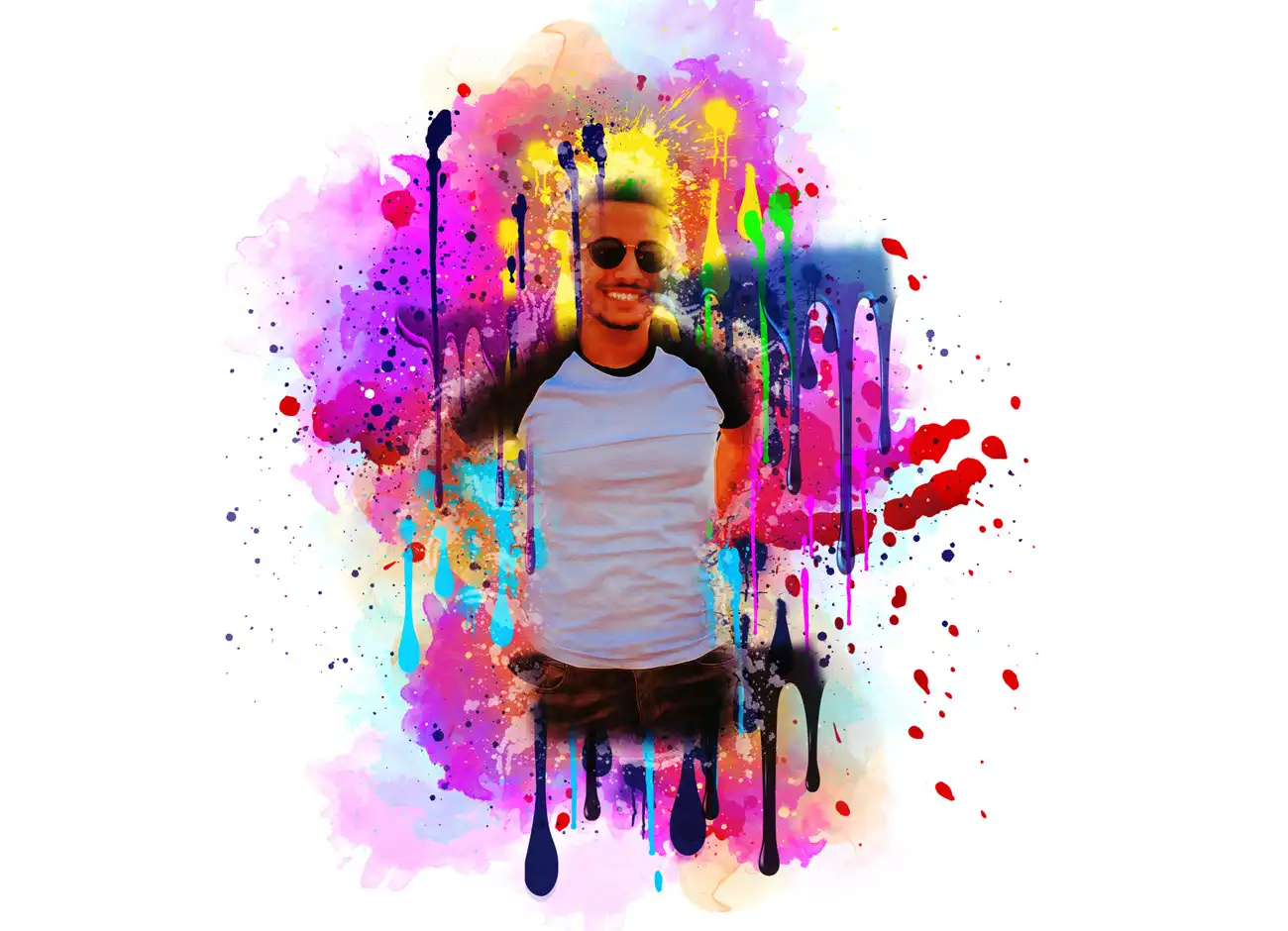 Paint Dripping Effect PS Action 12 077110