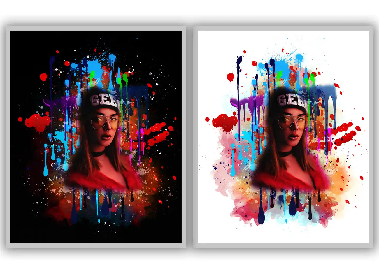 Paint Dripping Effect PS Action 4 077216