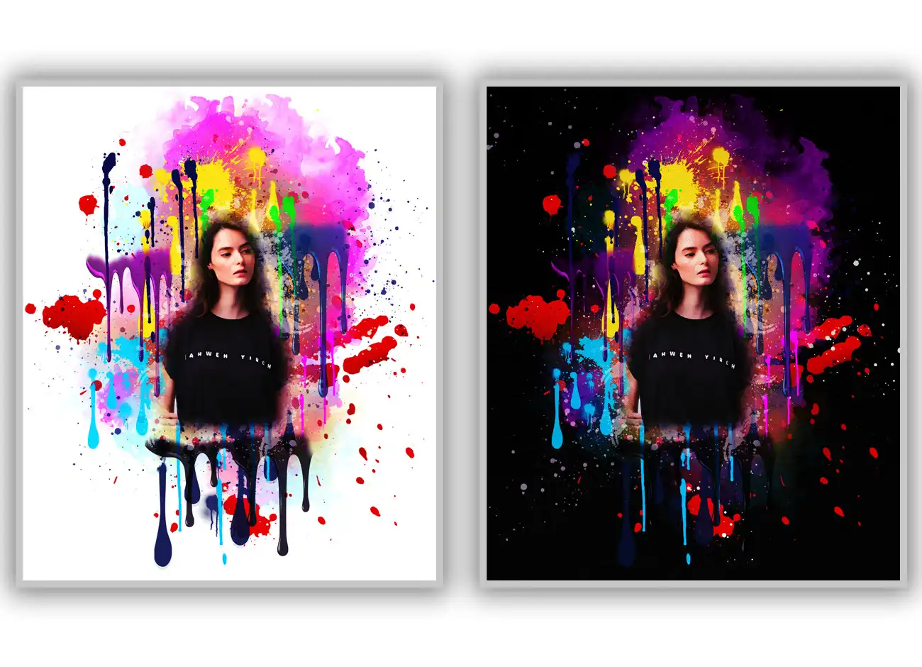 Paint Dripping Effect PS Action 8 077180