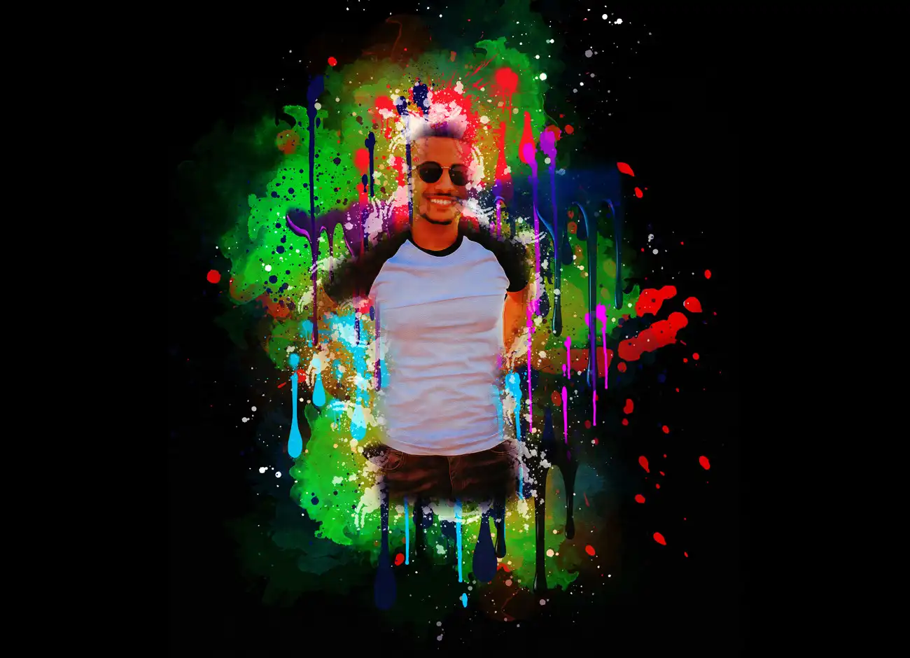 Paint Dripping Effect PS Action 14 077024