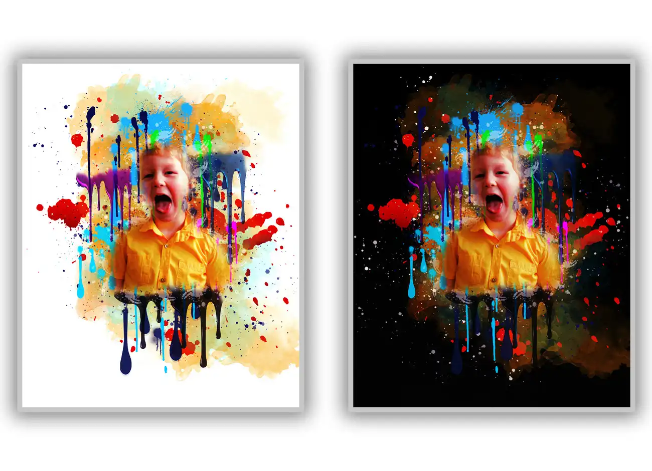 Paint Dripping Effect PS Action 10 077163