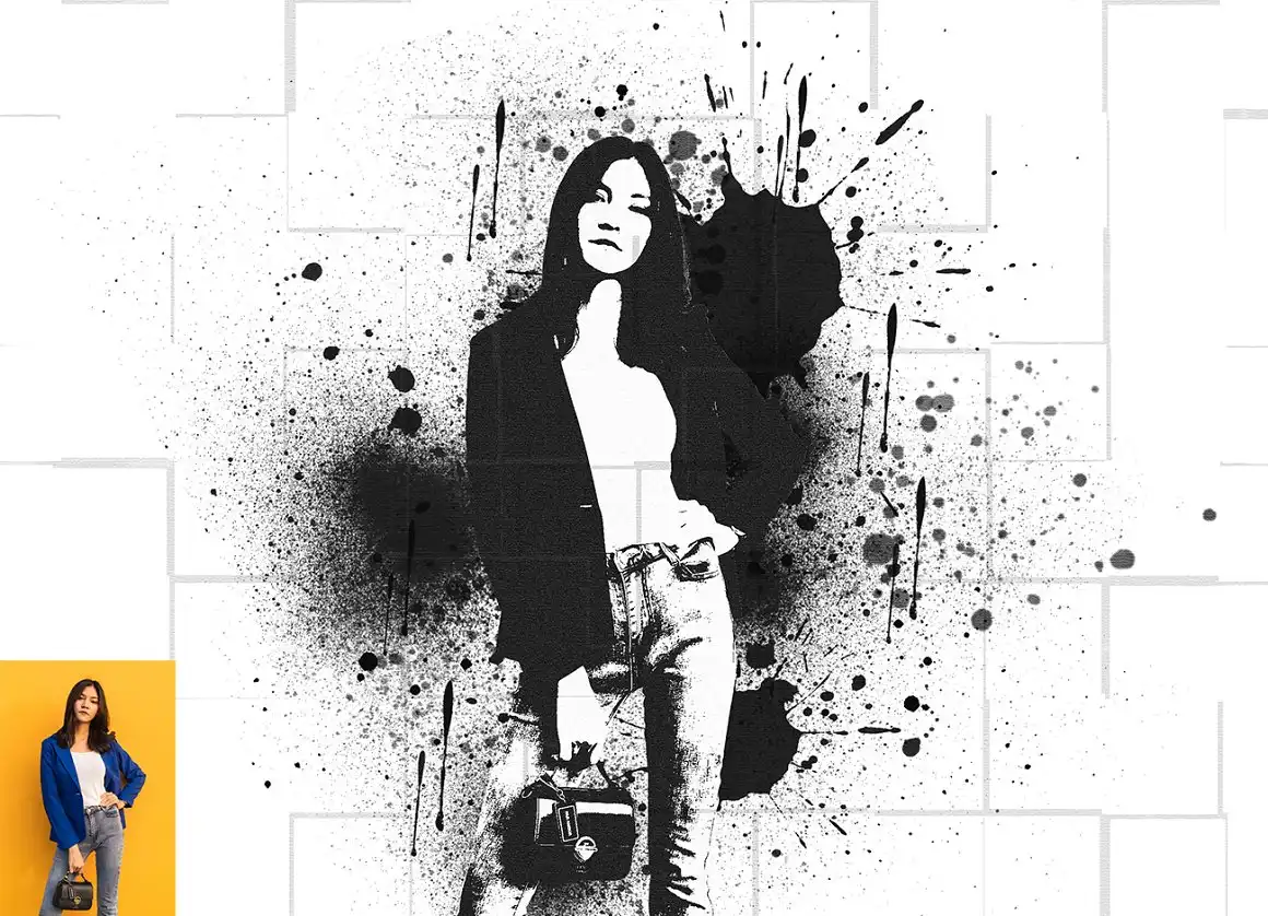 Paint Spray Photoshop Action 11 077535