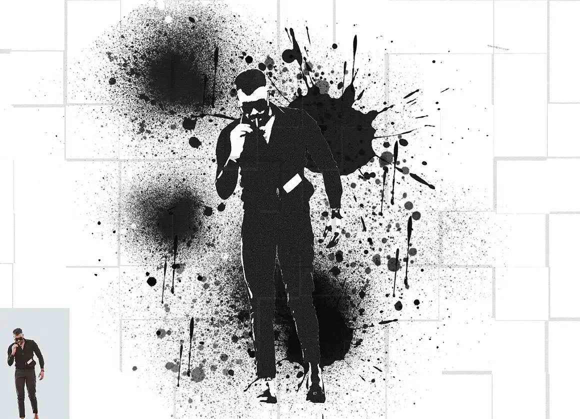 Paint Spray Photoshop Action 9 077580