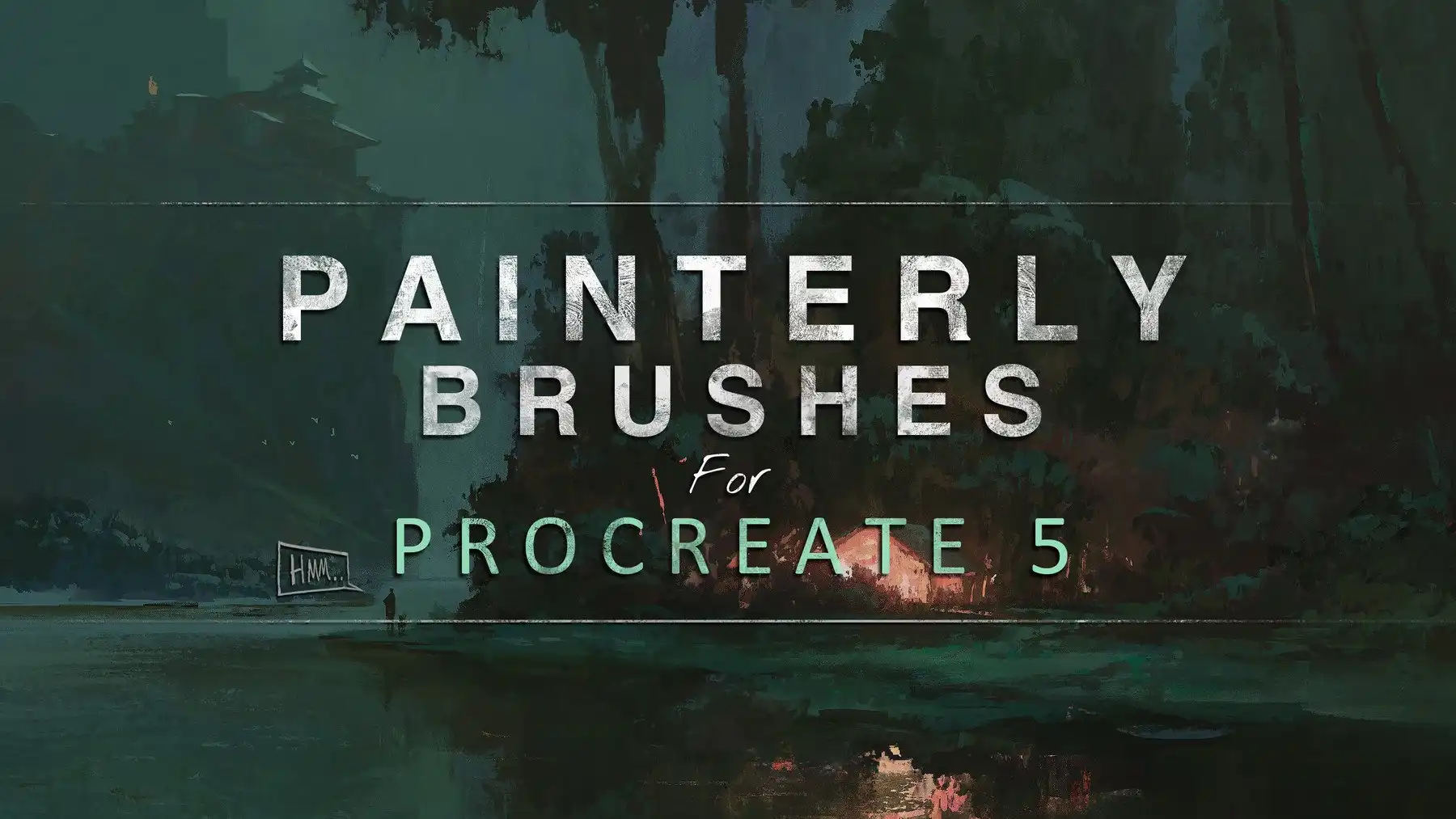 Painterly Brush Set - 44 Custom Brushes for Procreate 5