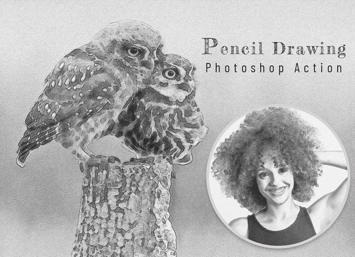 Pencil Drawing Photoshop Action