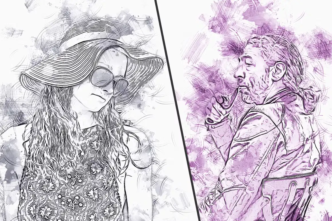 Pencil Sketch Art Photoshop Action 3 077720