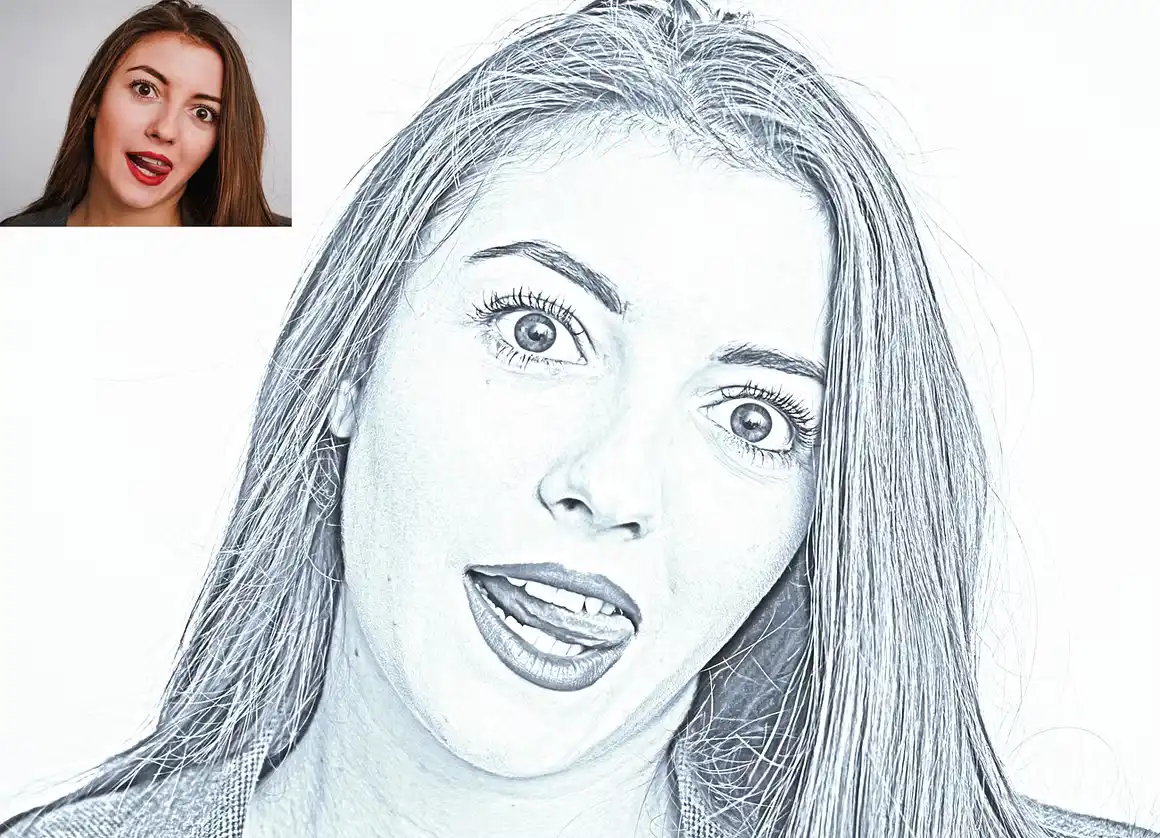 Pencil Sketch Art Photoshop Action 6 077486
