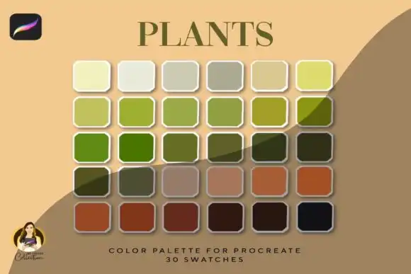 Plants Procreate Color Palette