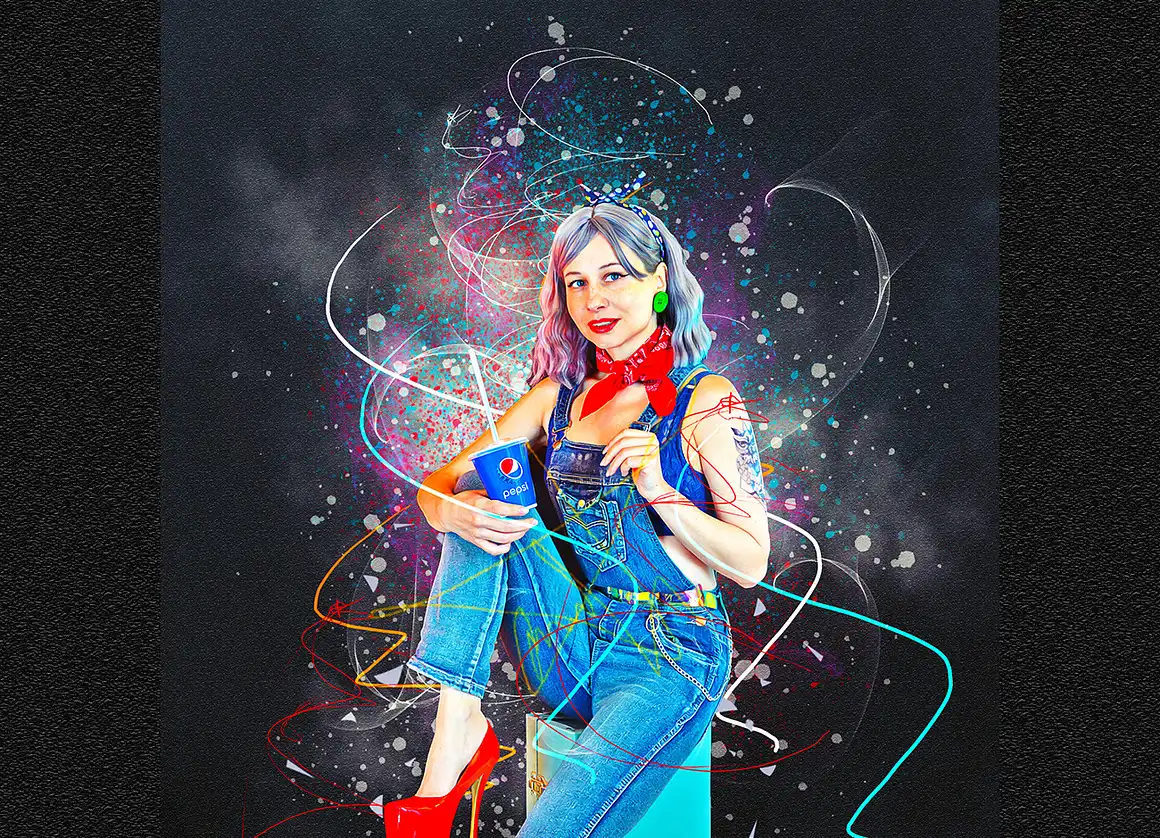 Plasma Effect Photoshop Action 4 077801