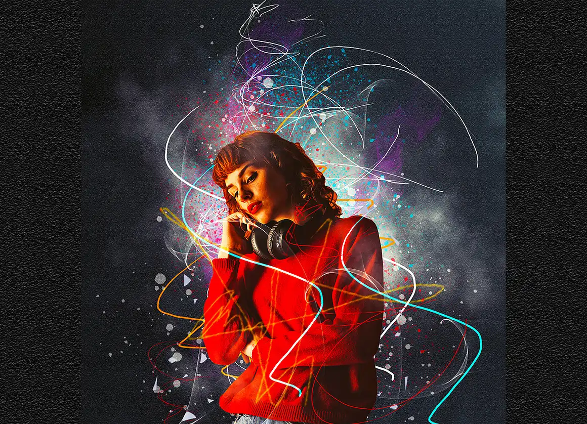 Plasma Effect Photoshop Action 6 077773