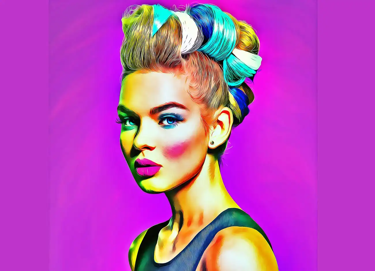 Popular Oil Paint Photoshop Action 12 077198